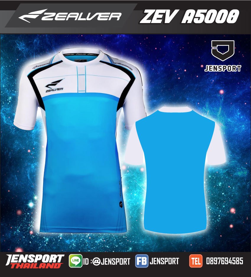 zealver-ZEV-A5008-สีฟ้าขาว