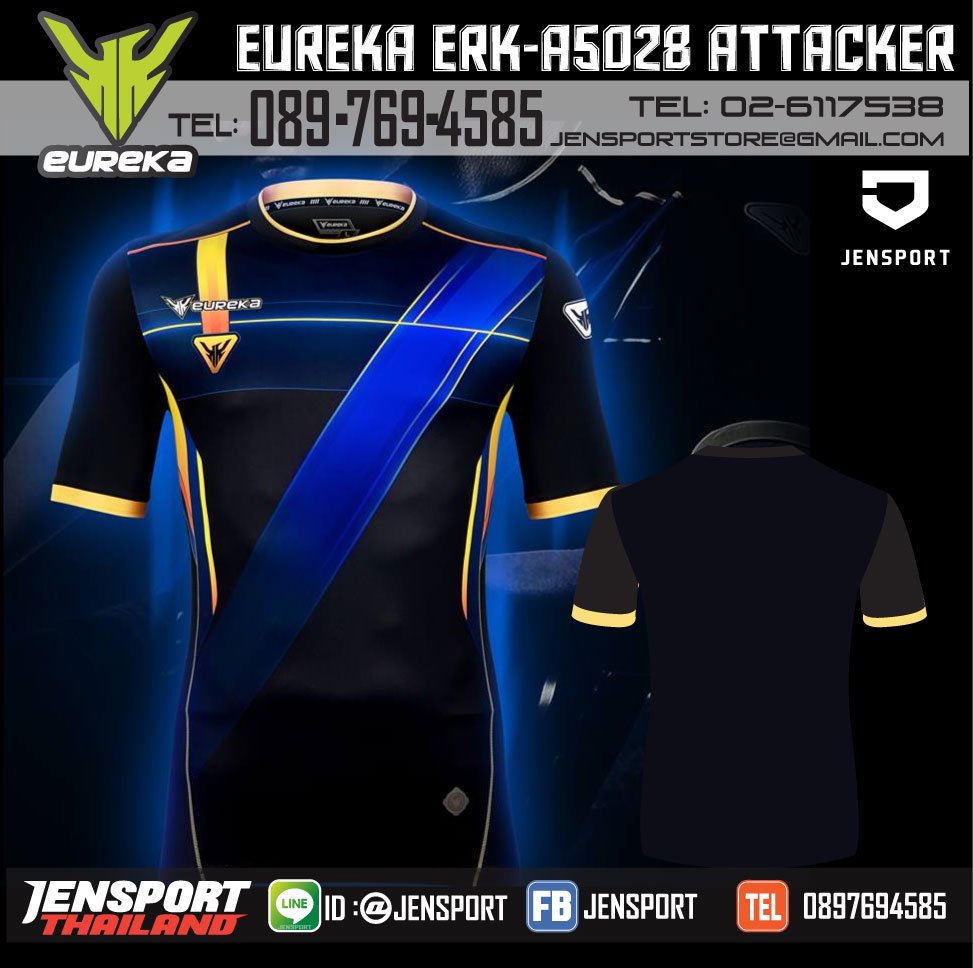 เสื้อ Eureka ERK-a5028 สีดำ