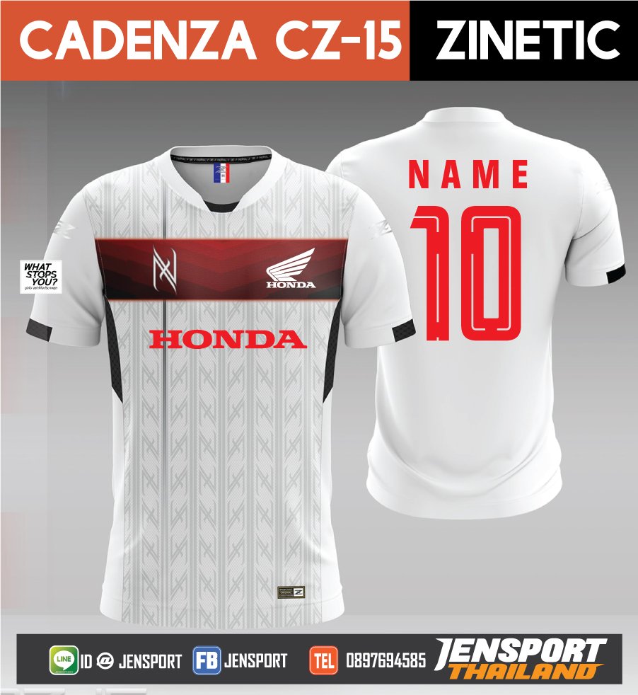 เสื้อ-Cadenza-CZ-15-ทีม-HONDA-ปี-2019 ขาว