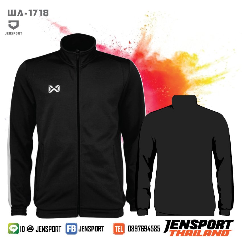 เสื้อ-jacket-warrix-wa-1718-สีดำ