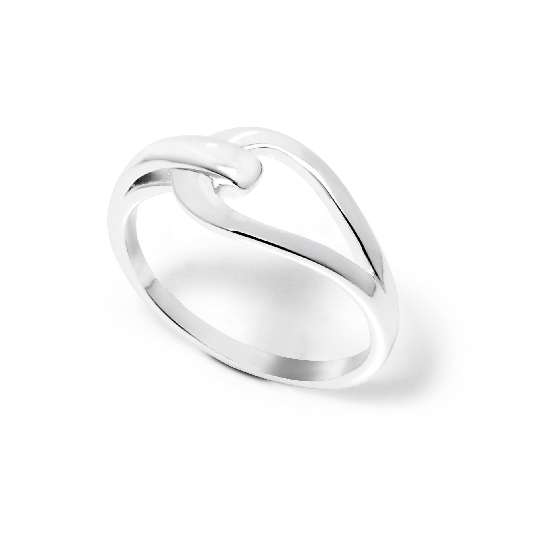 Sterling Silver Hook and Eye Ring