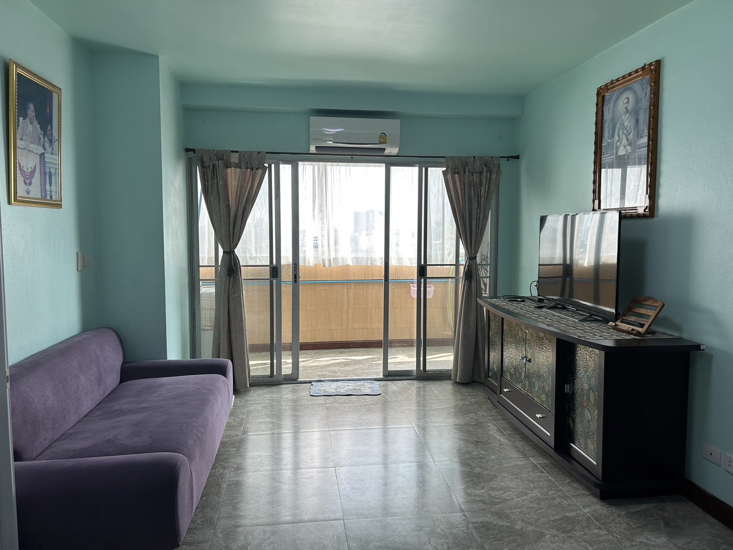 Corner Spacious Condo at Baan Prachaniwet Condominium for Rent 58.05 Sq.m Fully Furnished!Ready to Move In!!