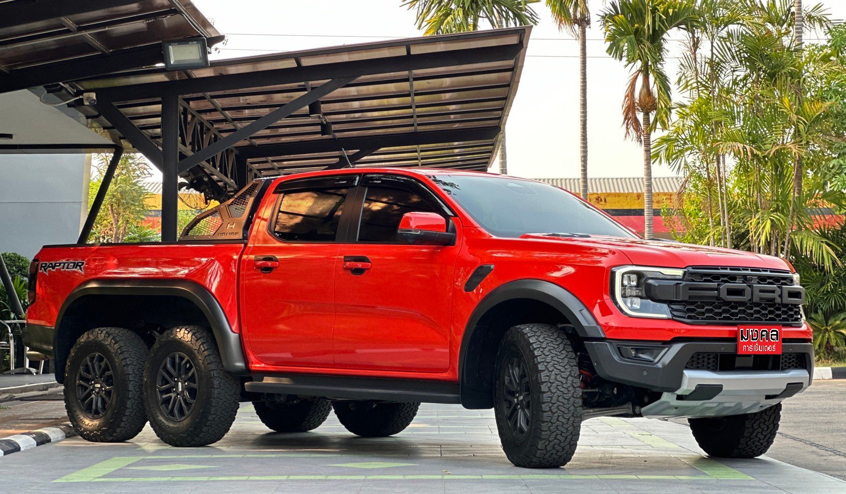 FORD RANGER RAPTOR V6 3.0 TWINTURBO 6WD A/T 2022 สีส้ม (LM0141) 11-19