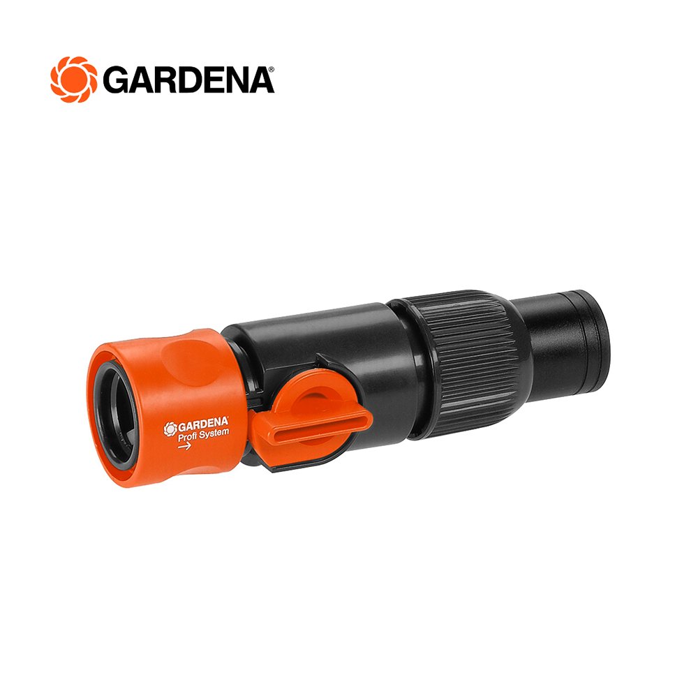 Gardena “Profi” Maxi-Flow System Hose Connector with Control Valve