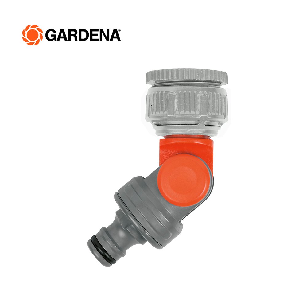 Gardena ข้อต่อก๊อกน้ำแบบปรับทิศทางได้ ขนาด 1″ – 3/4″ (02999-20)