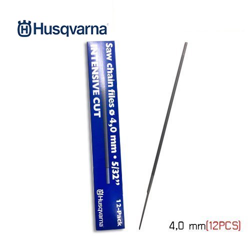 Husqvarna Round File 4.0 MM, 12 Pcs, (H35/H36)