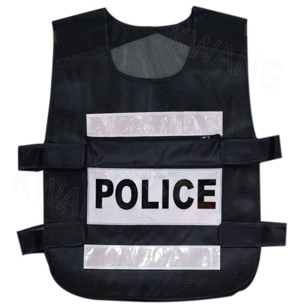 KYOWA เสื้อกั๊กตำรวจ สีดำ 