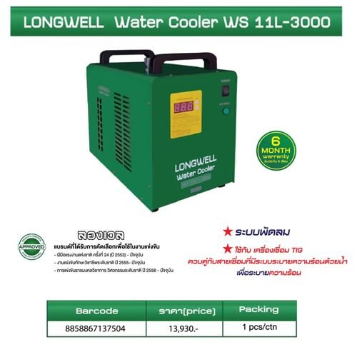 ระบบพัดลม LONGWELL Water Cooler WS 11L-3000