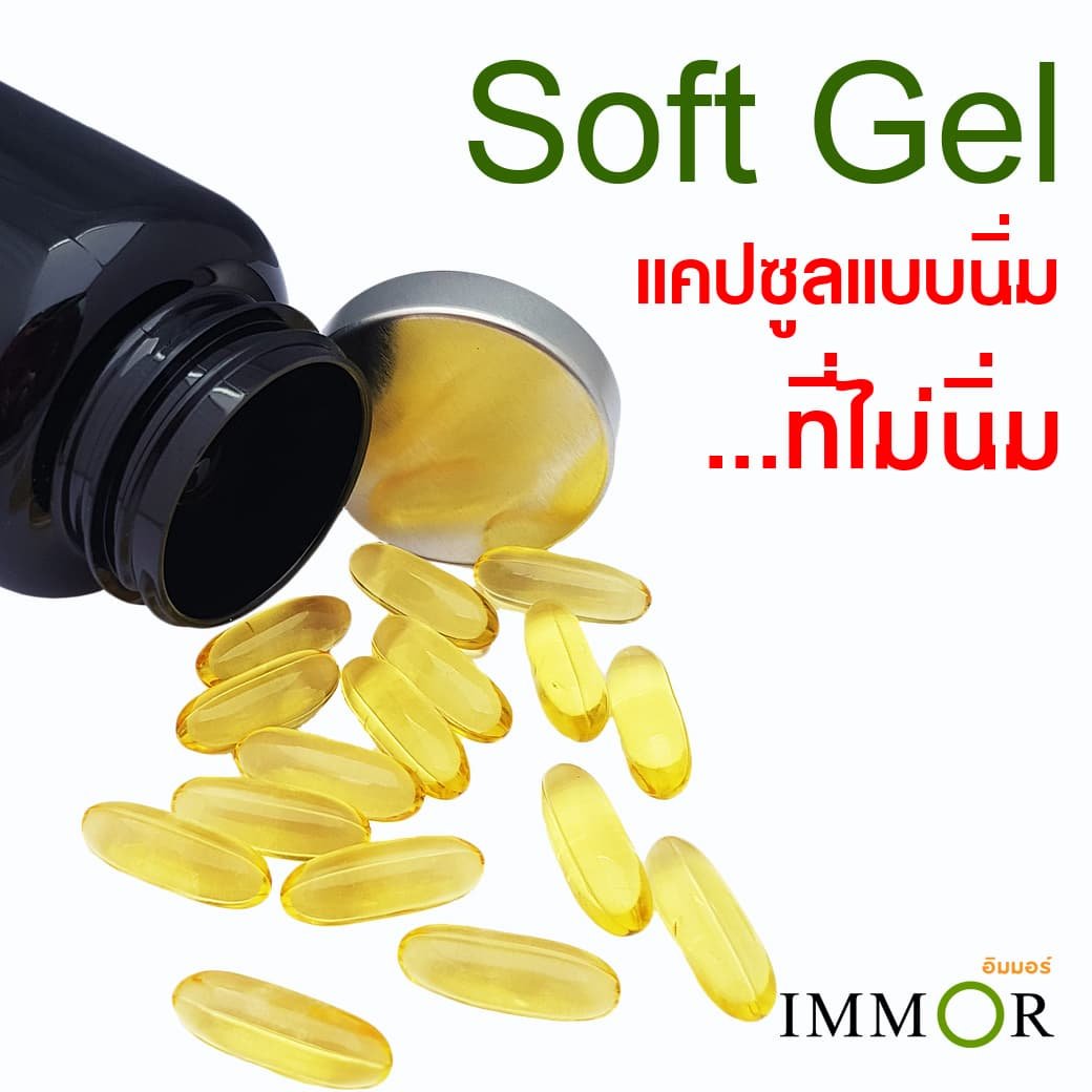 Soft Gel แคปซูลแบบนิ่ม...ที่ไม่นิ่ม