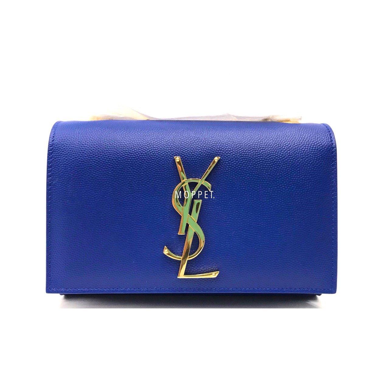 New YSL Kate Mini Bag in Royal Blue Caviar GHW