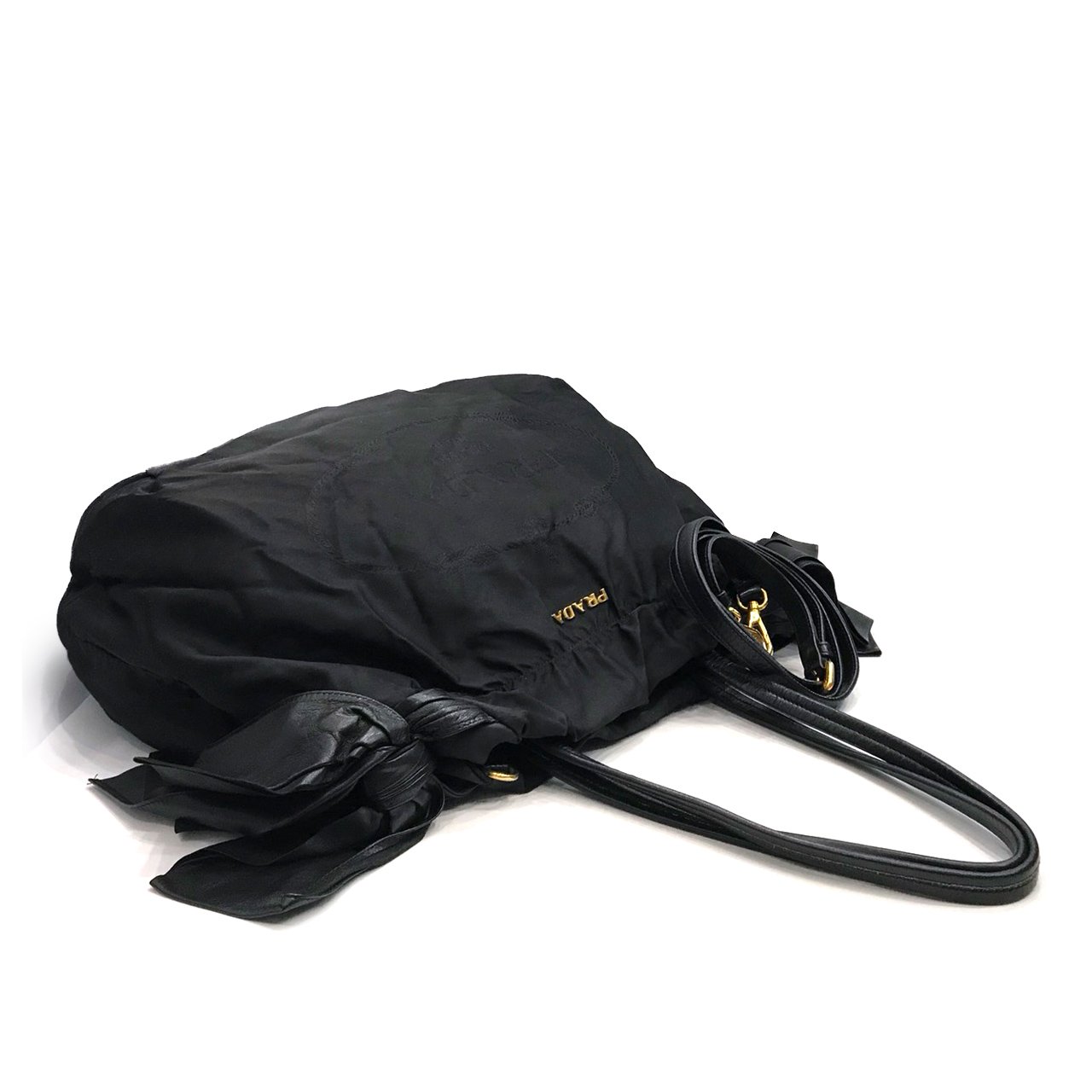 PRADA Nylon Flat Messenger Bag Fuoco 1303501