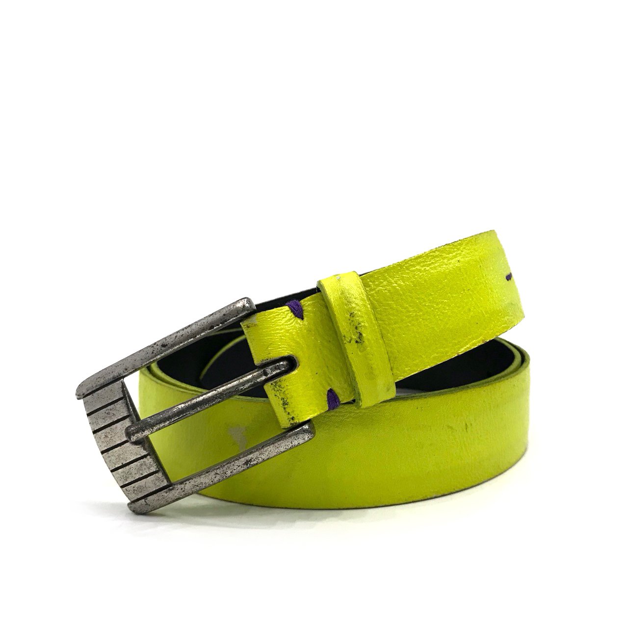 Used Paul Smith Belt 80" in Neon Green Leather RHW