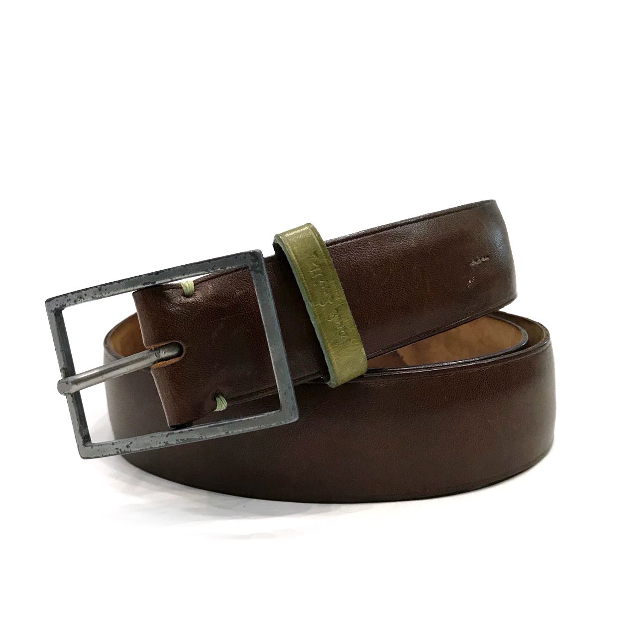 Used Paul Smith Belt 85" in Brown Leather RHW