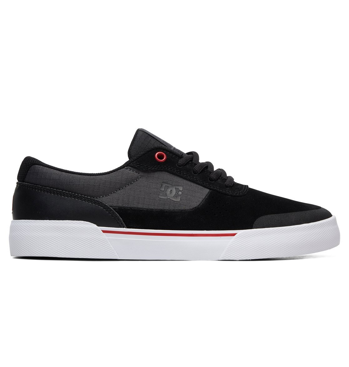 รองเท้า DC Switch Plus S Skate - Black/Athletic Red/White [ADYS300399-KAW]