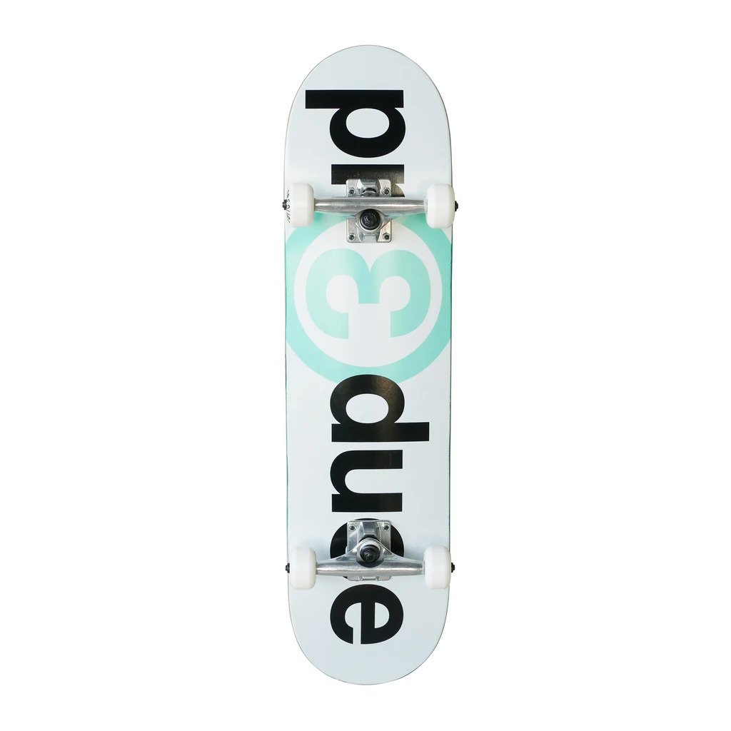 สเก็ตบอร์ด Preduce OG Logo White/Black/Mint Skateboard Complete 8”