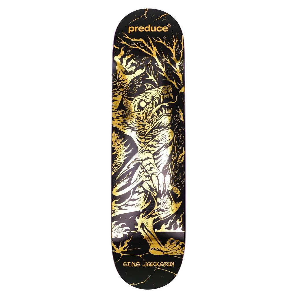 แผ่นสเก็ตบอร์ด Preduce x Montemith Geng Jakkarin Skateboard Deck 8.125 x 31.5