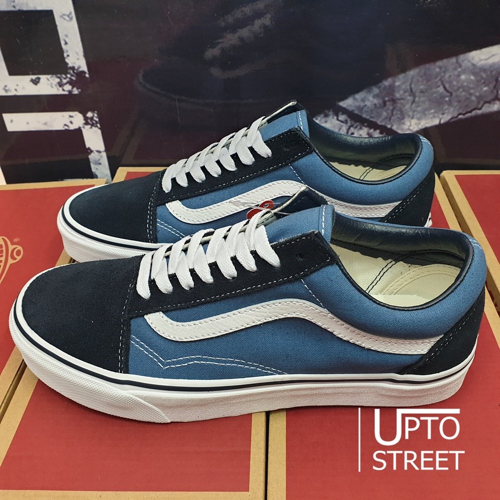 vans old skool navy suede