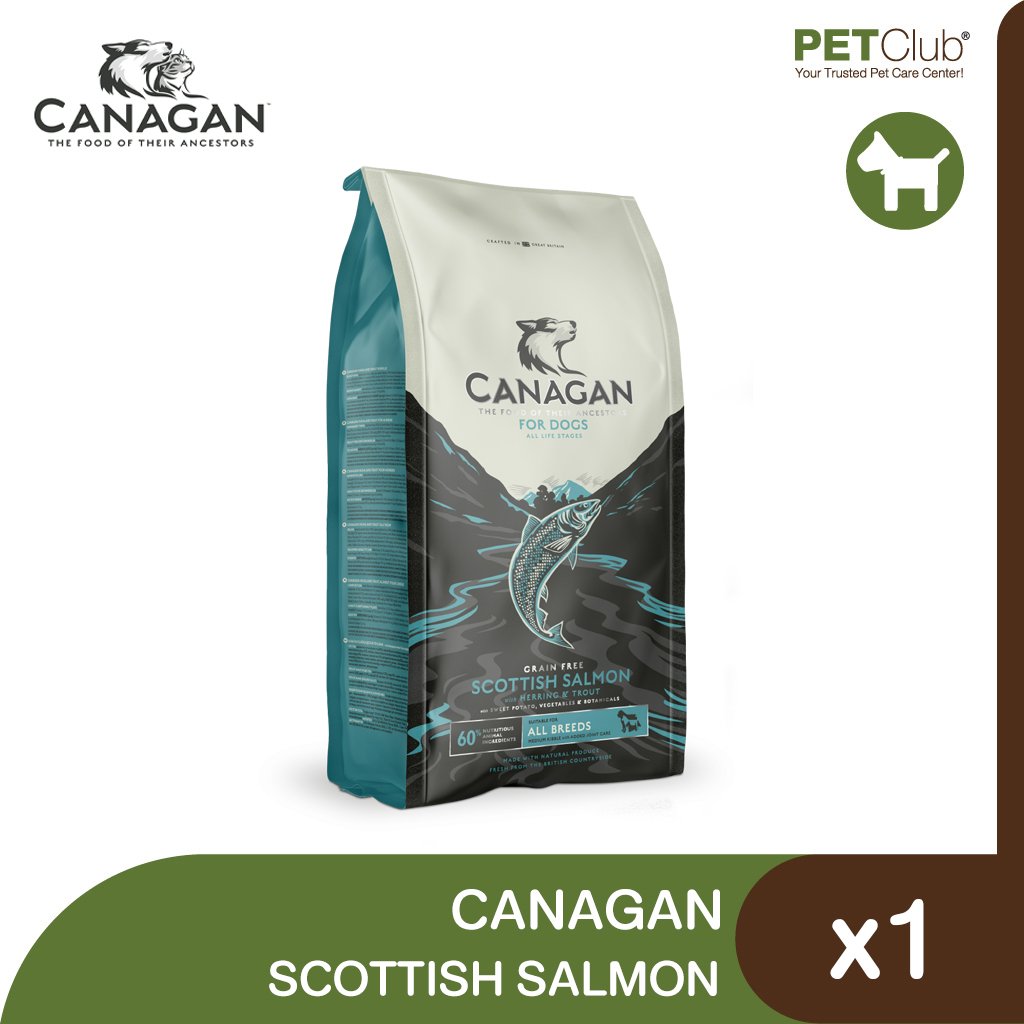 CANAGAN Dog Salmon - อาหารเม็ดสุนัขสูตรแซลมอน