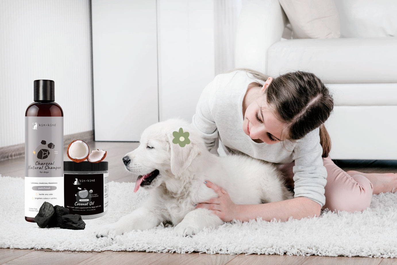 Kin+Kind Pet Shampoo 354ml. - petclub