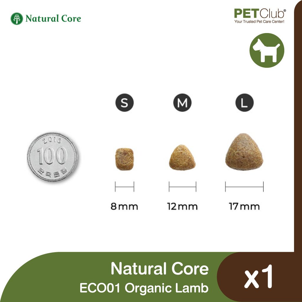 Natural Core ECO1 Organic Lamb Dog Kibble