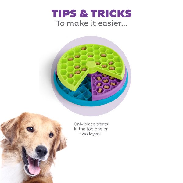 PUPPY LICKIN' LAYERS - DOG PUZZLE & FEEDER IN ONE - Nina Ottosson