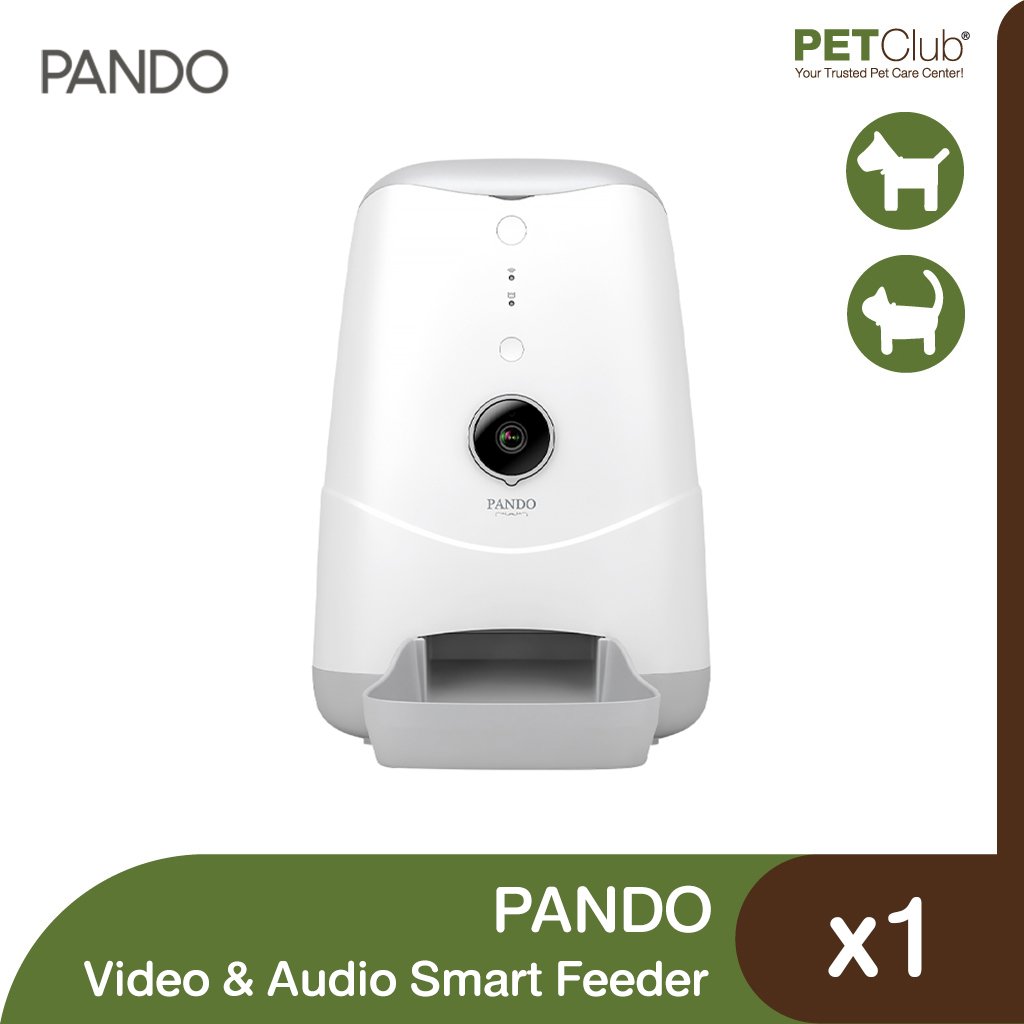 [Pre-Order] PANDO Pet Video Audio Cats & Dogs Smart Feeder