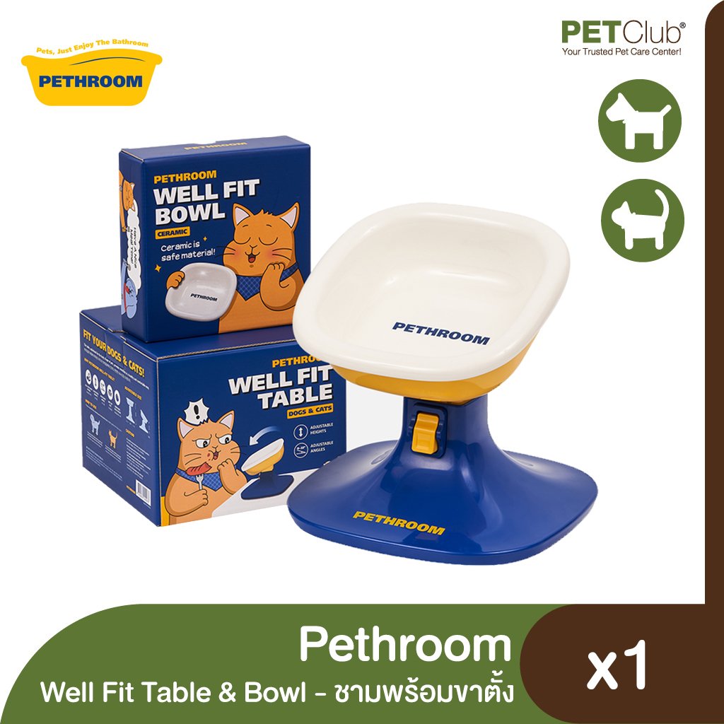 PETHROOM Well Fit Bowl & Table
