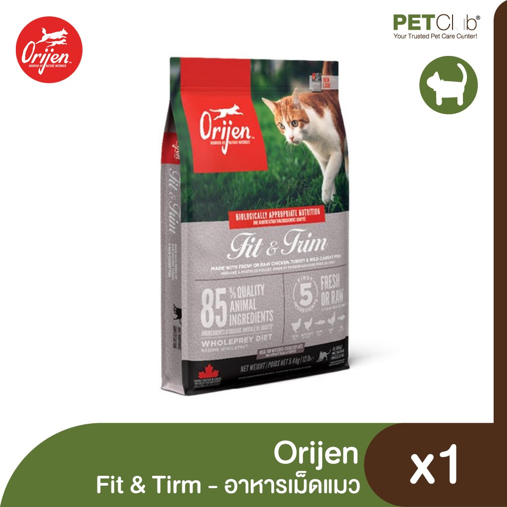 Orijen Fit&Tirm Cat - อาหารแมวโต สูตรฟิตแอนด์เฟิร์ม