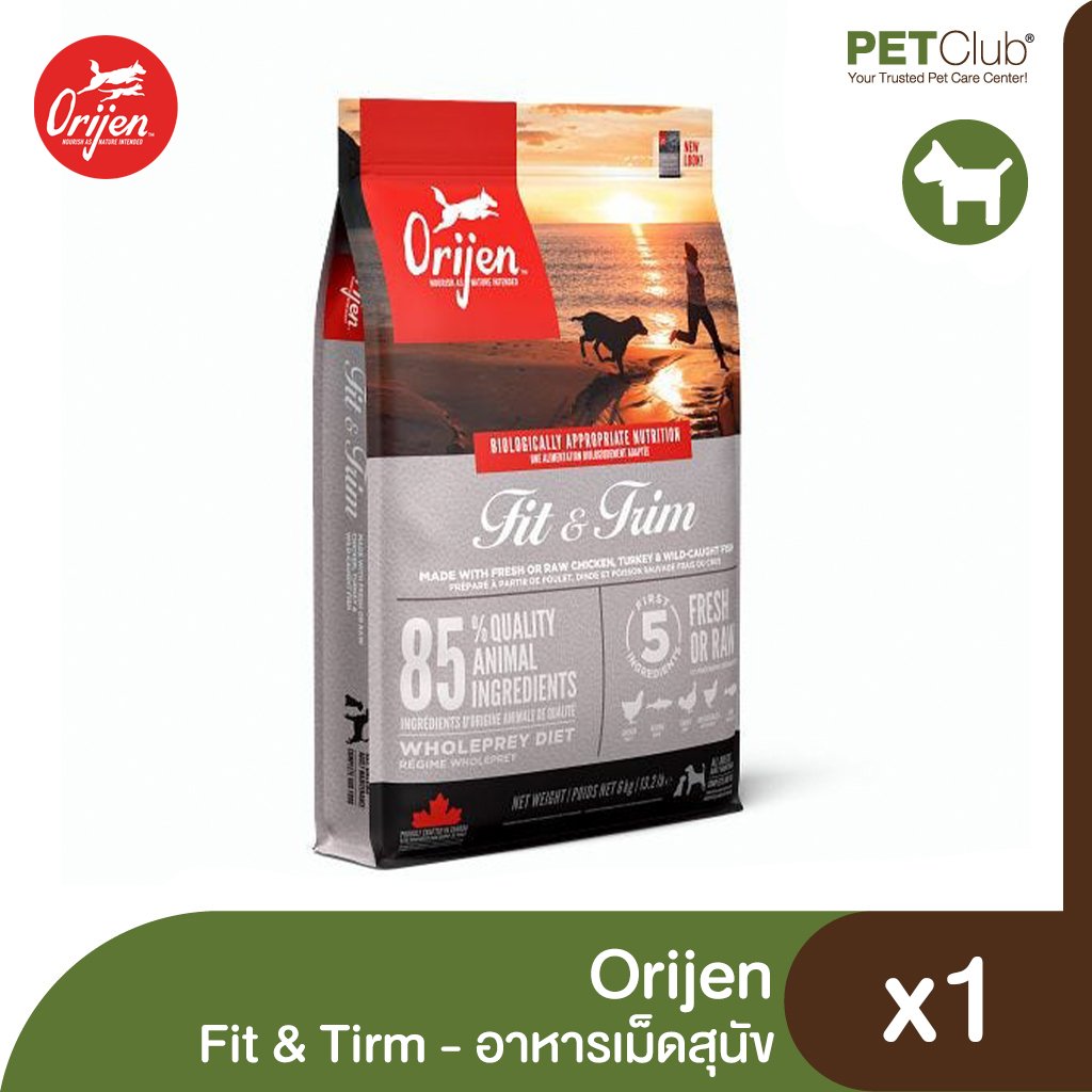 Orijen Fit&Tirm Dog - อาหารสุนัขโต สูตรฟิตแอนด์ทริม