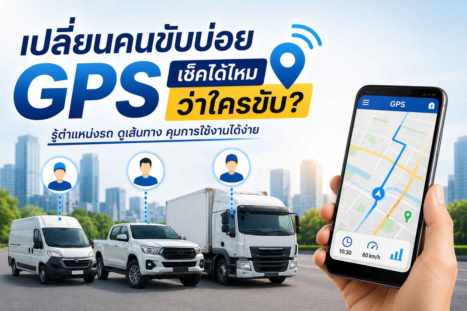 เปลี่ยนคนขับรถบ่อย GPS ช่วยแยกได้ไหมว่า ใครเป็นคนขับคันนี้?