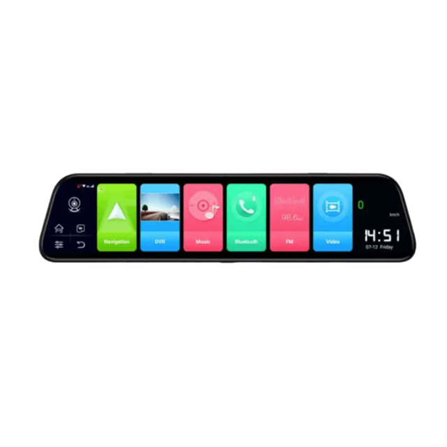 GPS ติดรถยนต์รุ่น Full Screen Rear View Mirror Dash Cam