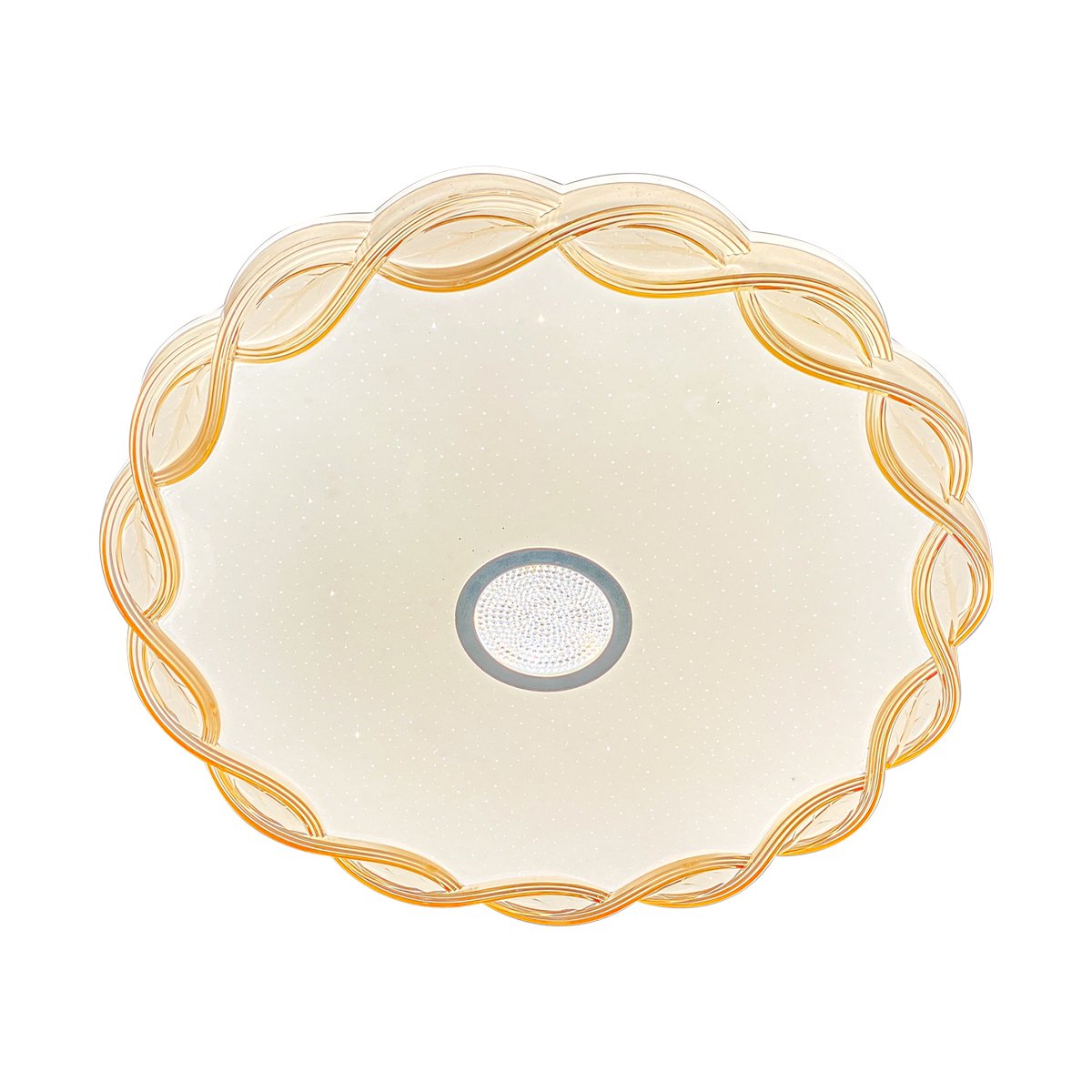 โคมไฟเพดาน รุ่น 004-SL-23608-500 AMBER (LED 96W) สีทองอำพัน