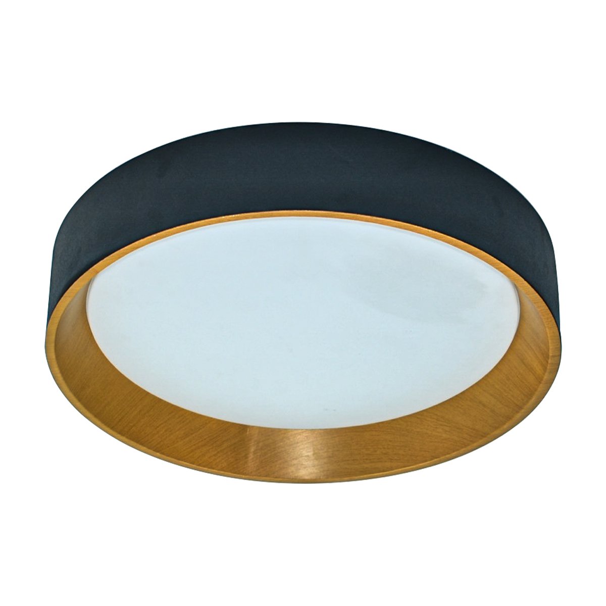 Ceiling Lamp MODEL 04-SL-23809-500-BK+WD (LED 81W)  Black/ Wood