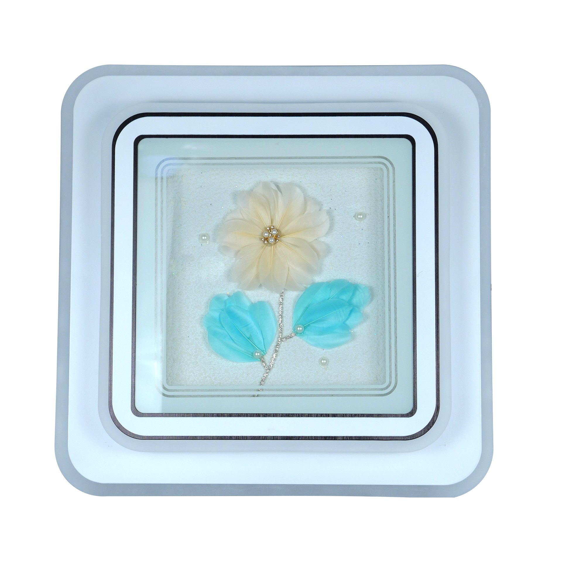 Ceiling Lamp MODEL 04-SL-8534-480 White/Flower