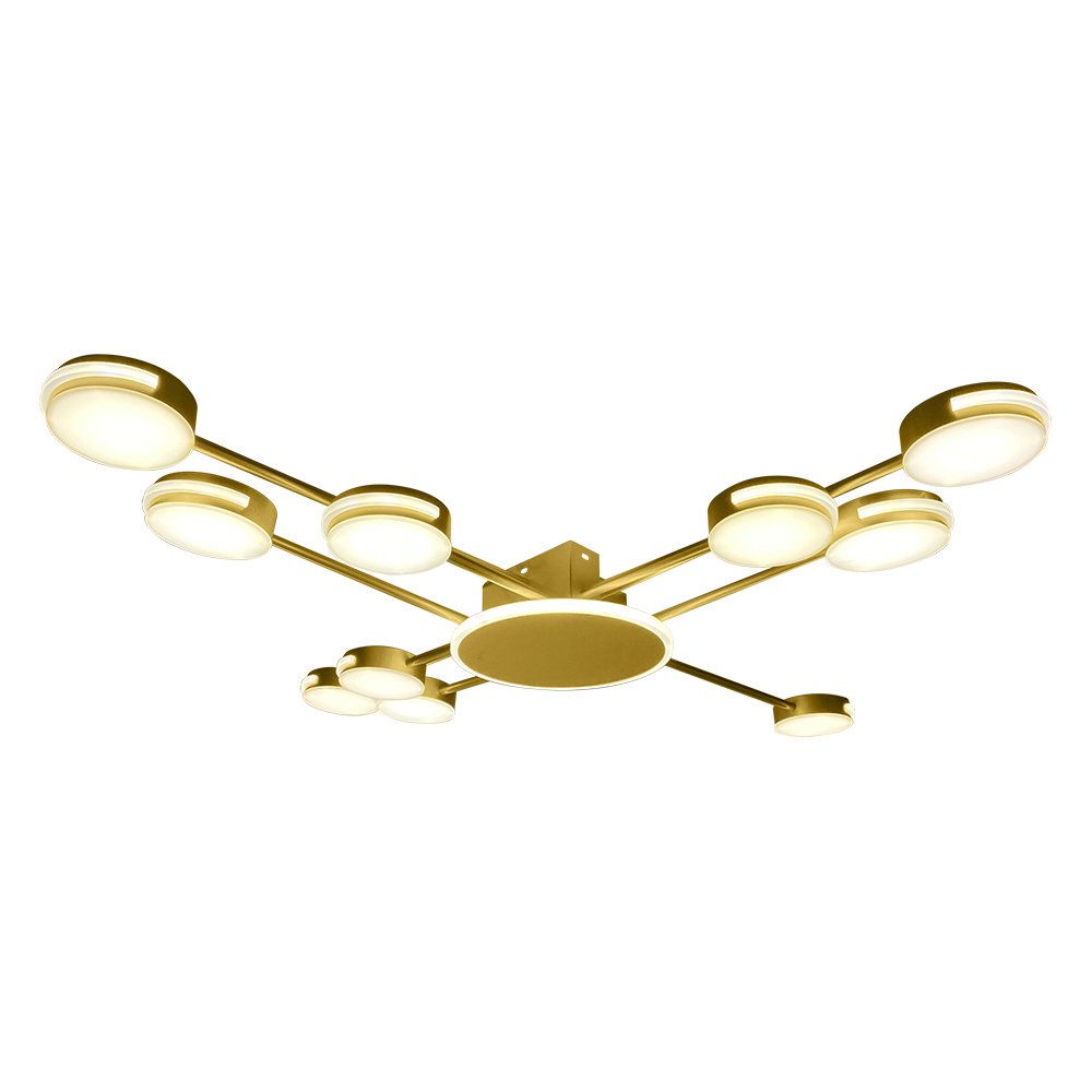 Ceiling Lamp MODEL 06-PL-167-10-LED (LED 144W)  Gold