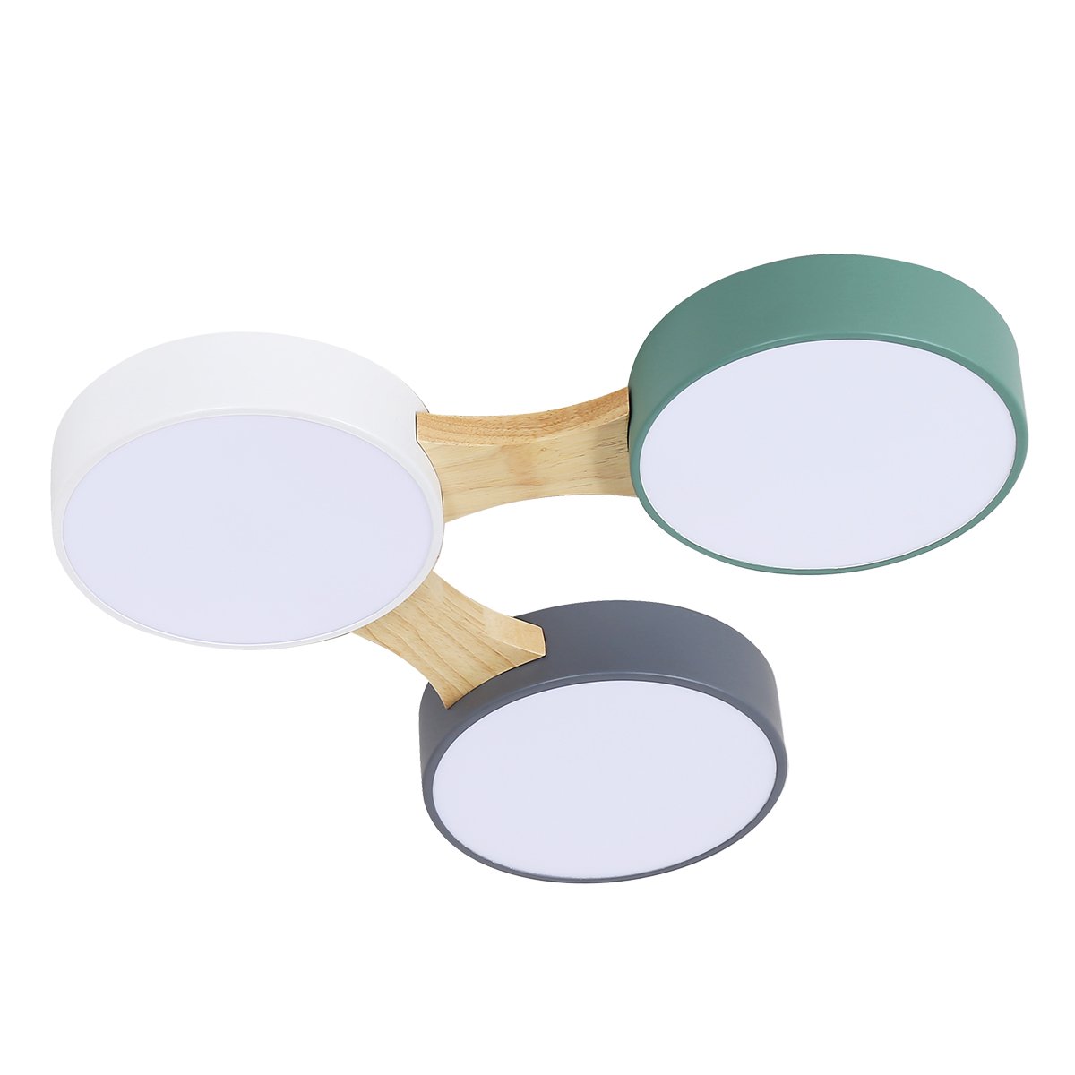 Ceiling Lamp MODEL 06-PL-32101-3 (LED 72W)  White/Green/Gray