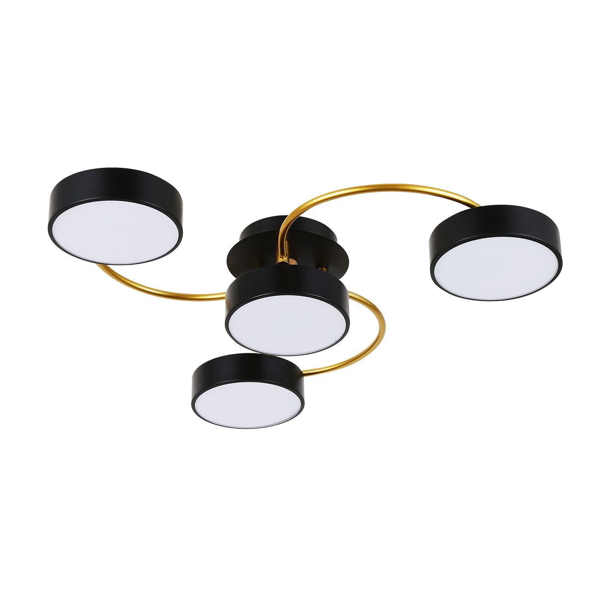 Ceiling Lamp MODEL 06-PL-32104-3+1 (LED 96W) Black/Gold