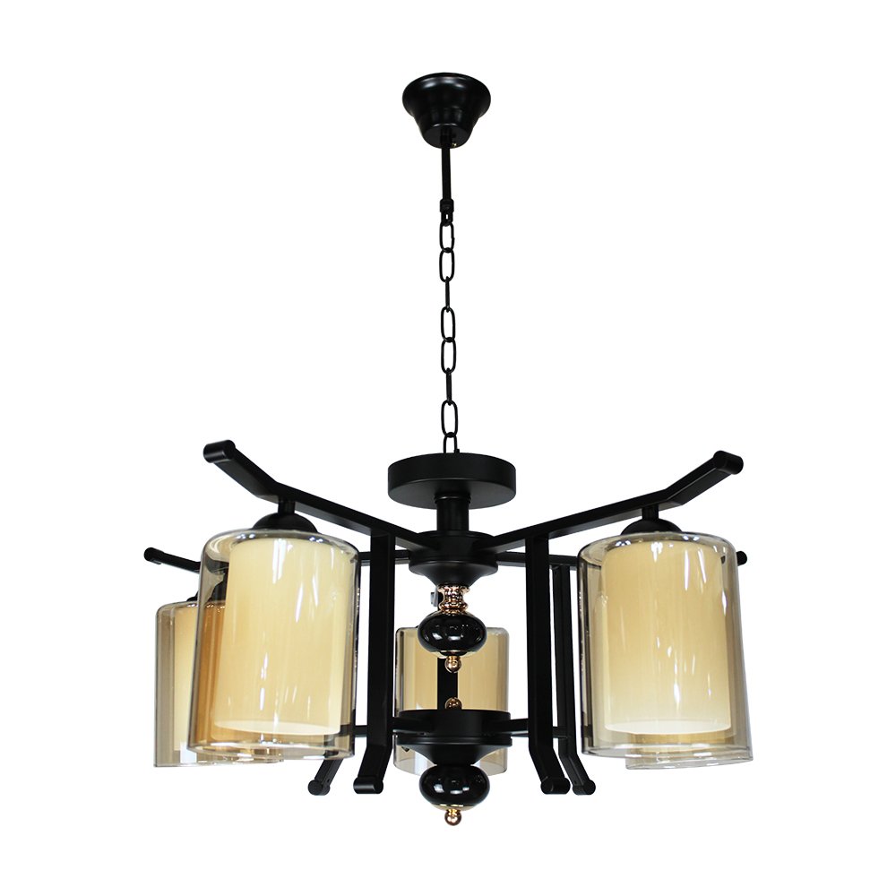 Pendant Lamp MODEL 06-SL-1206-5 (E27x5) Black