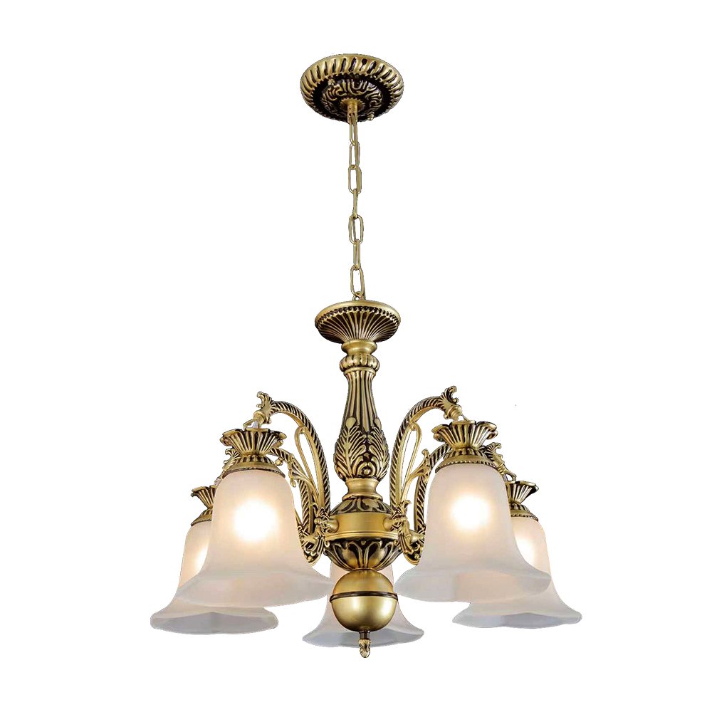 Pendant Lamp MODEL 06-SL-3010-5 (E27x5) Antique brass