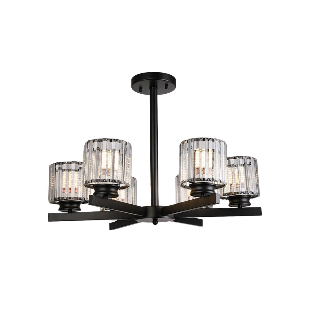 Pendant Lamp MODEL 07-ML-2090-6 (E27x5) Black