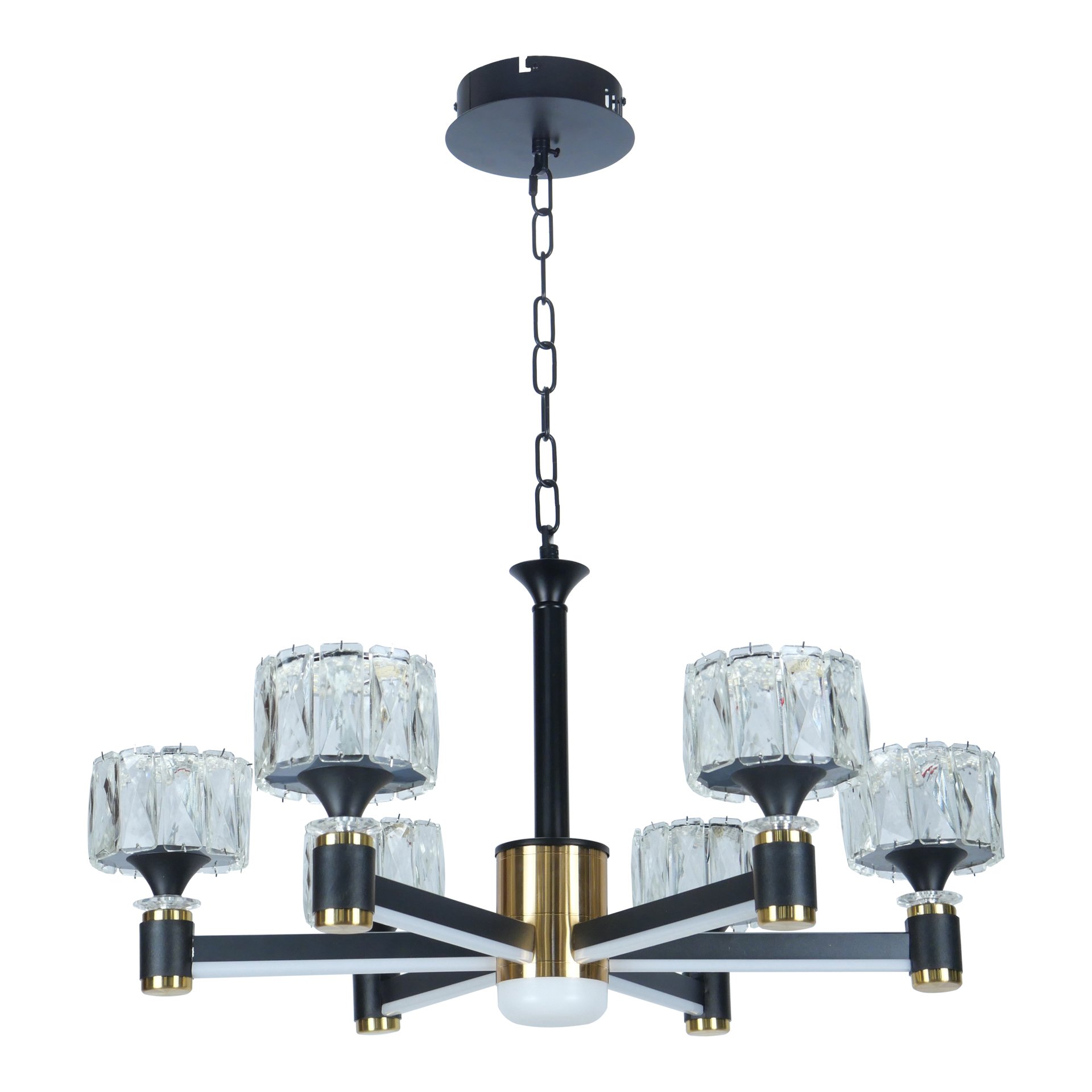 Hanging Lamp MODEL 07-SL-8539-6 (LED 100W) Gold/Black