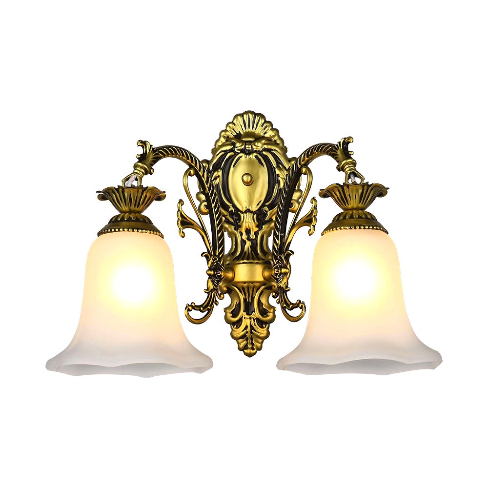Wall Lamp MODEL 09-SL-3010-2W (E27x2) Antique brass