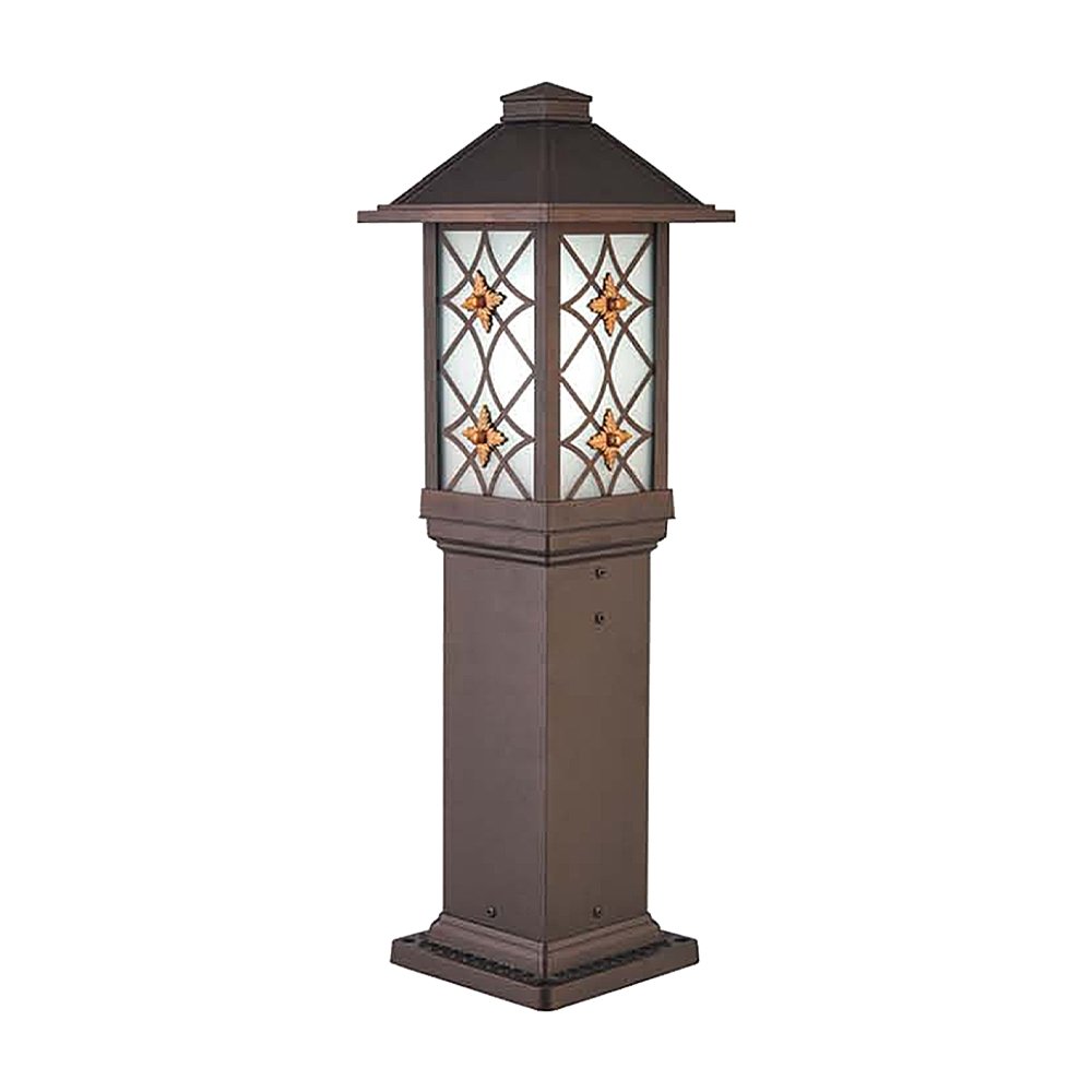 Outdoor Garden Lamp MODEL 12-O-923/60CM/CF (E27x1)  Flash Brown