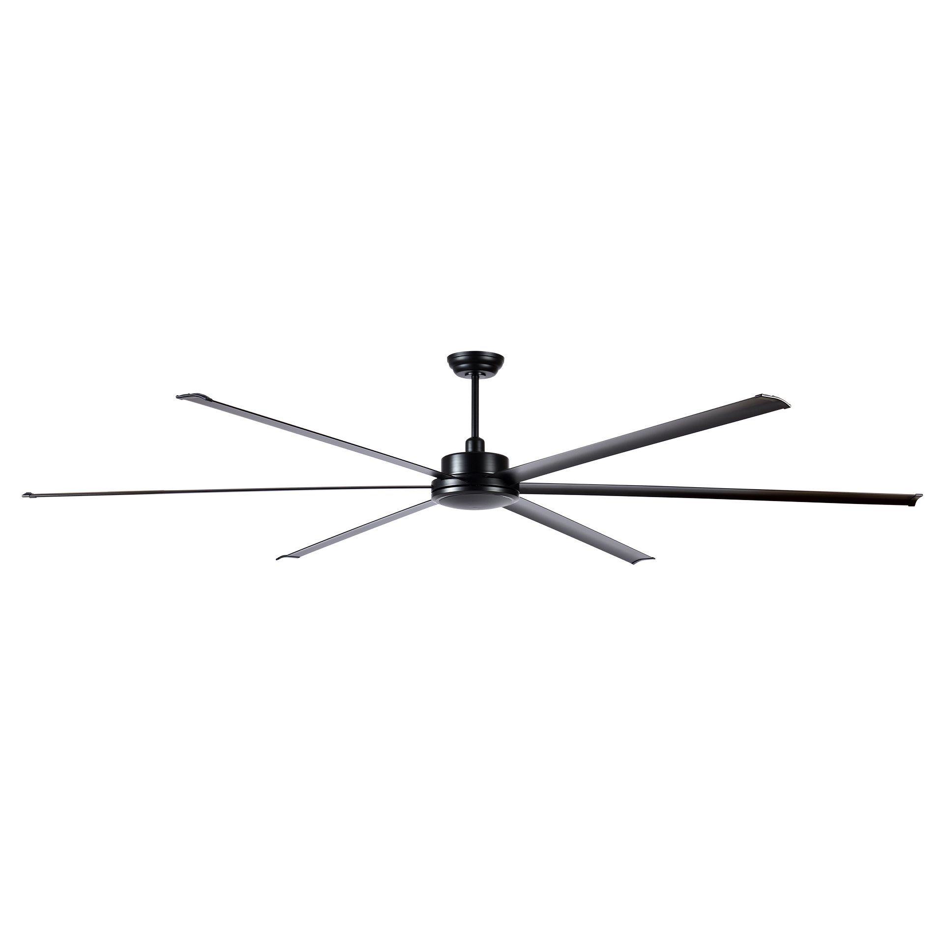 Ceiling Fan Aluminum Blade Model DC120-6014-NBK SIZE 120" Matte black