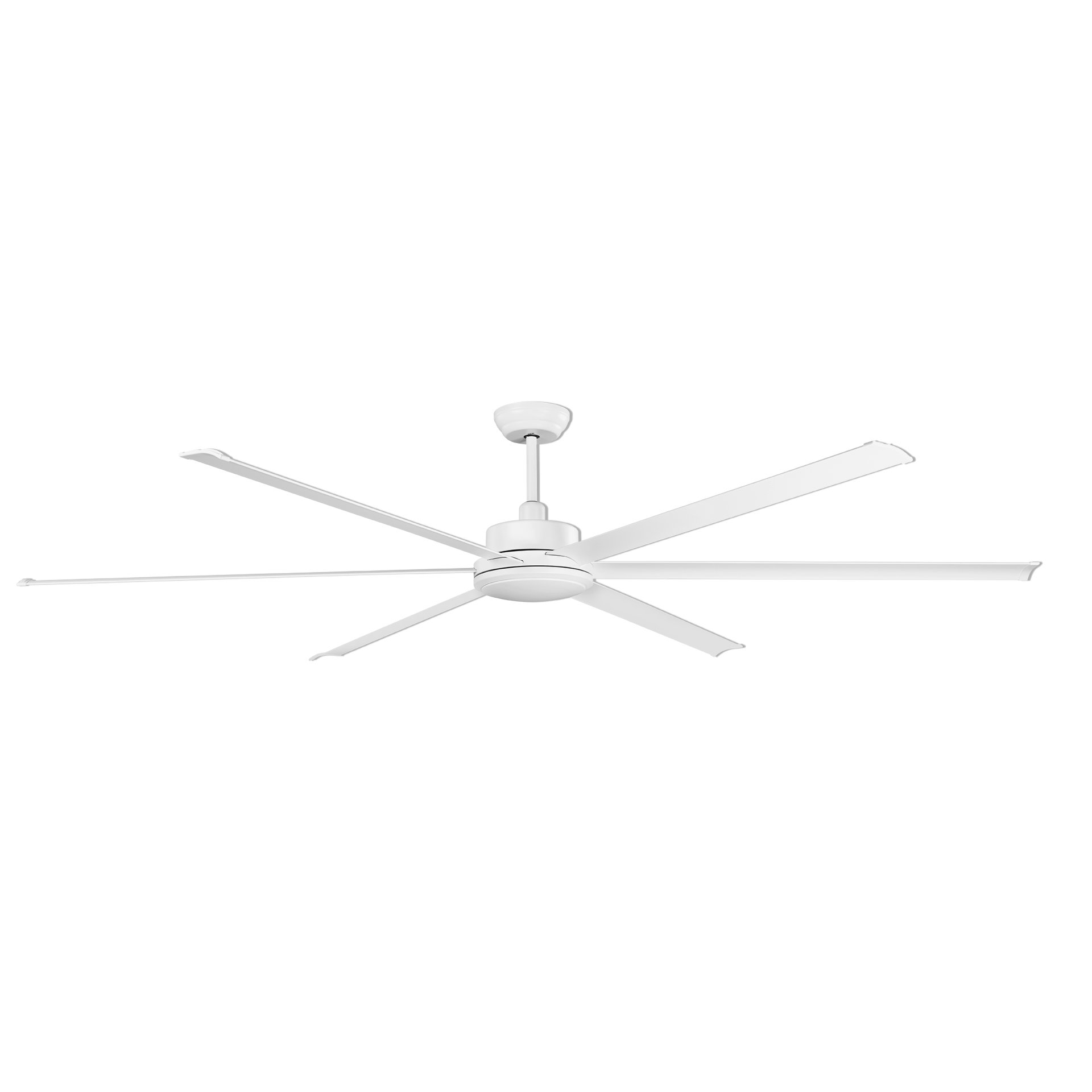 Ceiling Fan Aluminum Blade Model DC120-6014-NWH SIZE 120" White
