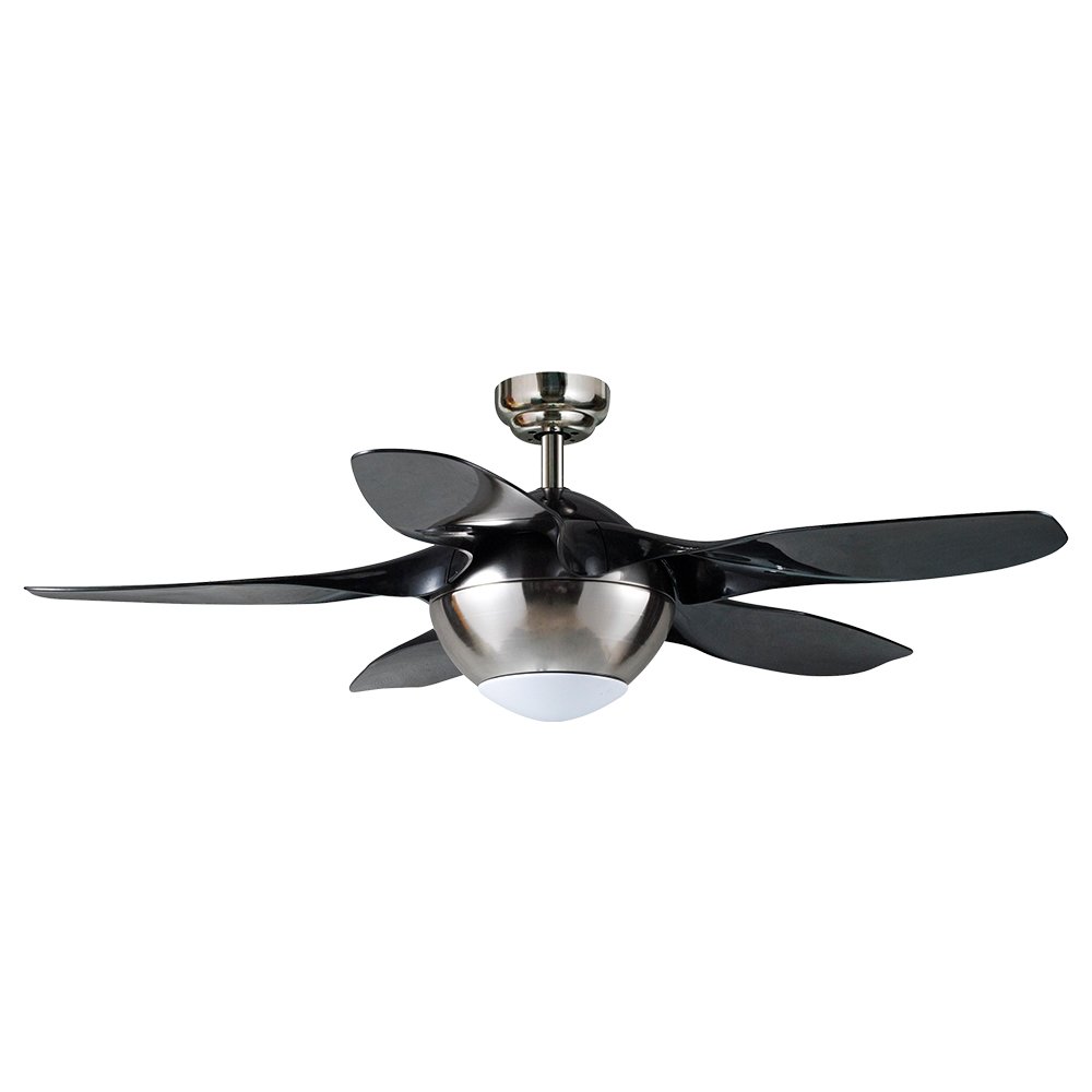 Ceiling Fan With Light  ABS Blade Model F820-LED-BK SIZE 42"  Black