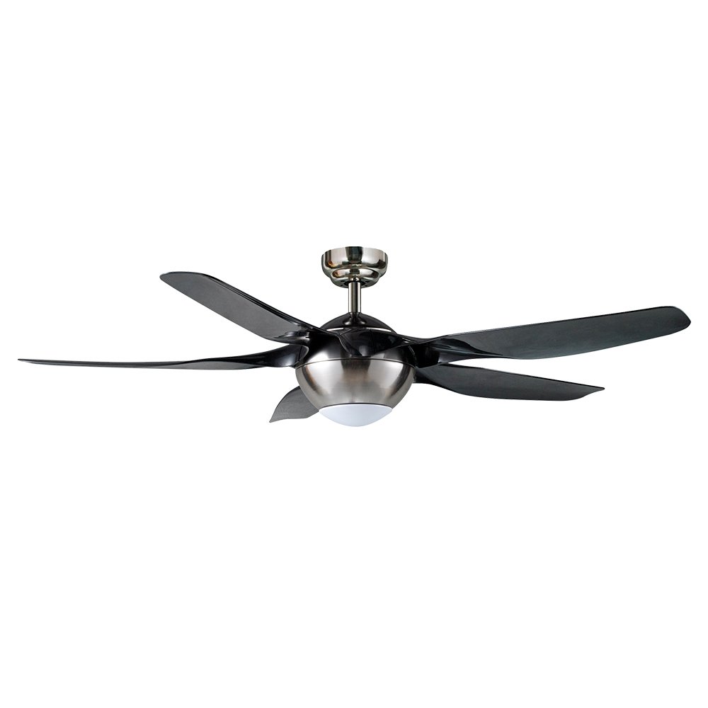 Lamp Ceiling Fan ABS Blade MODEL F830-LED-BK SIZE 56"  Black