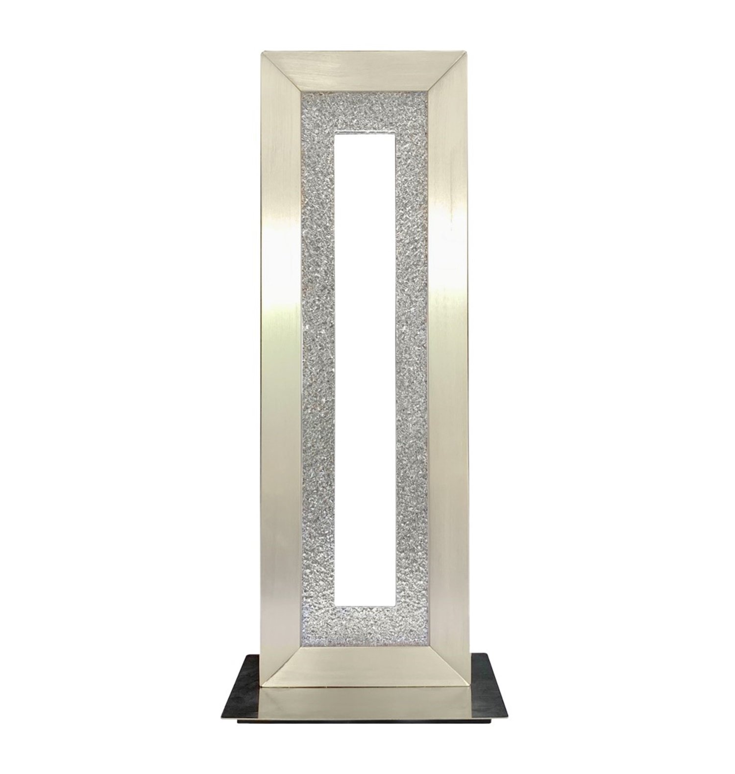 โคมไฟตั้งโต๊ะ รุ่น L-L01-41TSD (LED 14W) สีเงินด้าน
