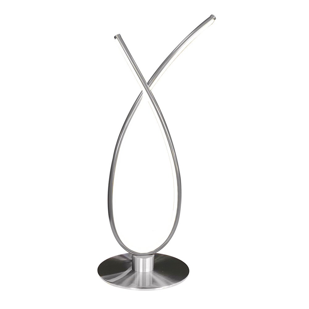 LED Table Lamp L-L05-43TSA (LED 8W) Satin steel