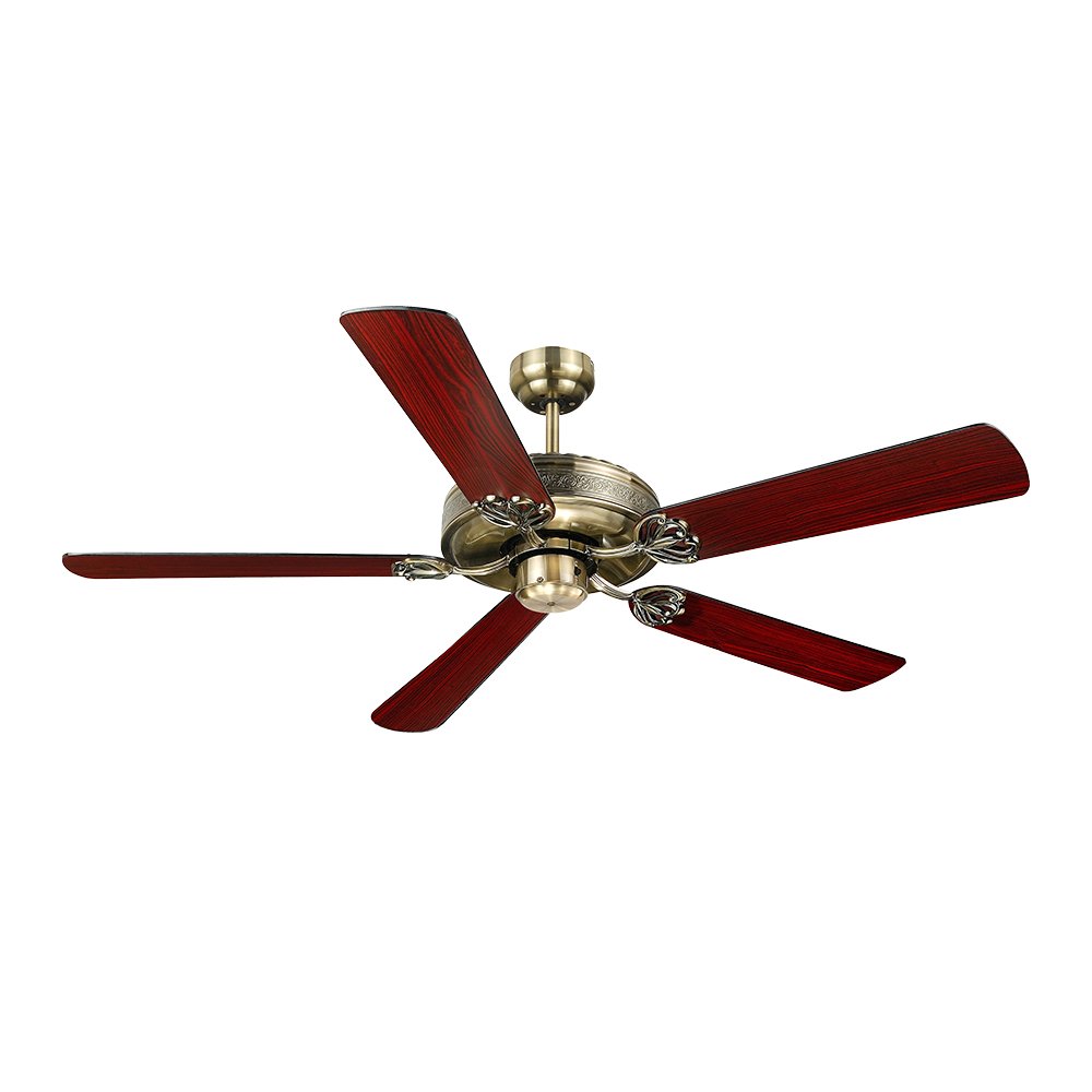 CEILING FAN Plywood Blade MODEL ML-552-AB SIZE 52" Antique brass